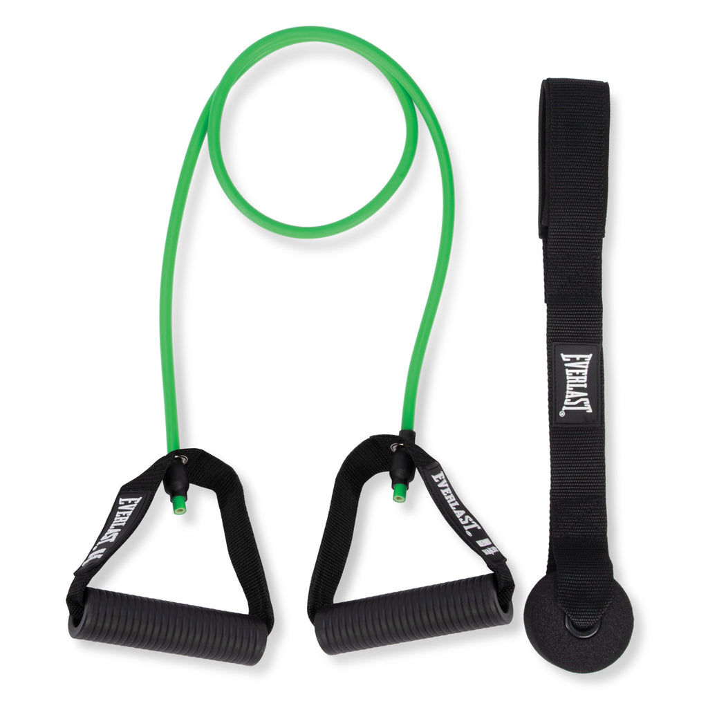 Everlast Medium Power Cable With Door Anchor And Carry Bag Green